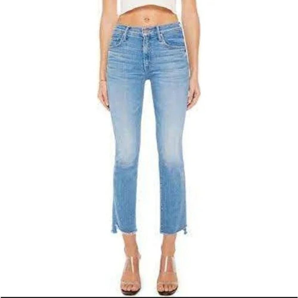 Splendid Blue Raw Flare Hem High Rise Jeans Sz. 27
